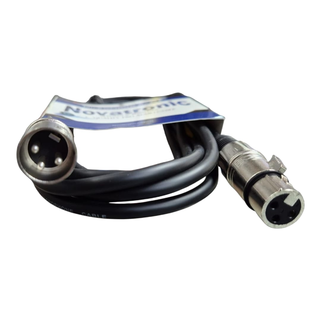 Cable de microfono xlr 3mt Novatronic 3