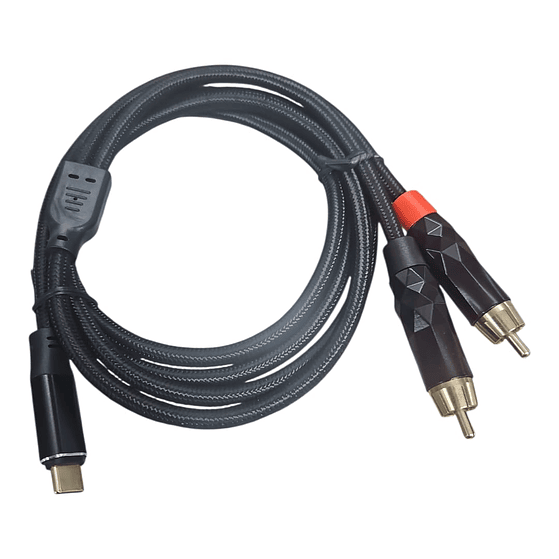 Cable De Audio Y Sonido Rca A Tipo C Novatronic Fpl-cg/mrca 2