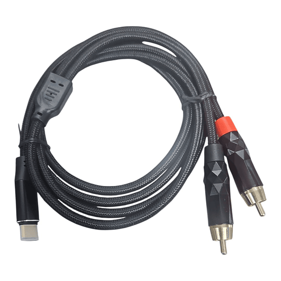 Cable De Audio Y Sonido Rca A Tipo C Novatronic Fpl-cg/mrca 6