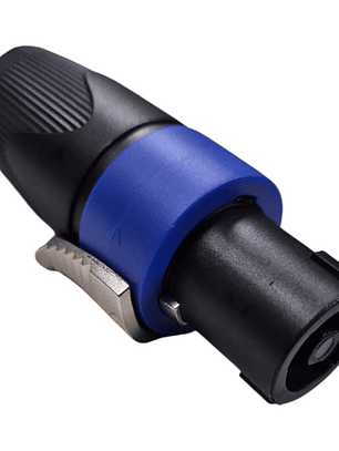 Conector Speakon Macho Azul Novatronic Sp9.323 Azul