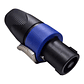 Conector Speakon Macho Azul Novatronic Sp9.323 Azul - Miniatura 1