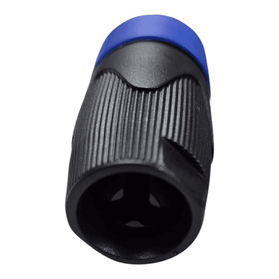 Conector Speakon Macho Azul Novatronic Sp9.323 Azul 2