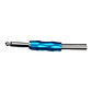 Conector Plug Jack 1/4 6.3 Mono Novatronic X004 Azul - Miniatura 2