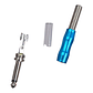 Conector Plug Jack 1/4 6.3 Mono Novatronic X004 Azul - Miniatura 3