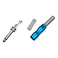 Conector Plug Jack 1/4 6.3 Mono Novatronic X004 Azul - Miniatura 4