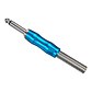 Conector Plug Jack 1/4 6.3 Mono Novatronic X004 Azul - Miniatura 5
