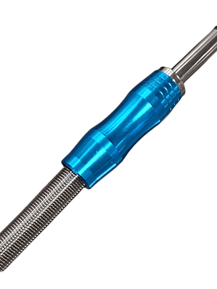 Conector Plug Jack 1/4 6.3 Mono Novatronic X004 Azul