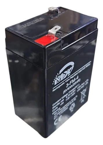 Bateria 6 V 4 Ah /20hr Recargable Mx 1