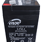 Bateria 6 V 4 Ah /20hr Recargable Mx - Miniatura 2