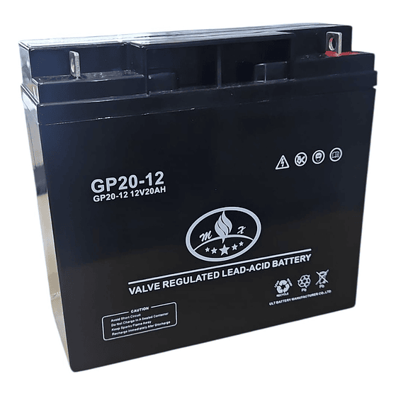 Bateria 12v 20ah Mx Gp20-12 Ideal Motos/triciclo Electricos 4