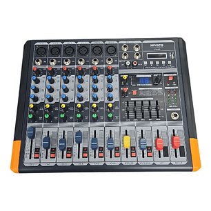 Power Mixer /mezclador Con Potencia 6 Canales Mivic