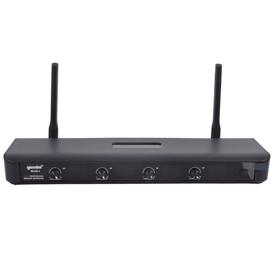 Set 4 Microfonos Inalambricos Uhf Hand Gemini Wuhn-4 3