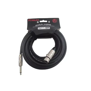 Cable Para Microfono 10 Mt Xlr Hembra A Plug 6.3