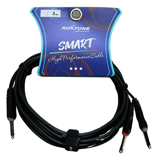 Cable De Audio Profesional Plug 6.3 Stereo A 2 6.3 Mono roxtone