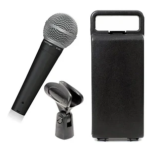 Microfono Dinámico Vocal Caridioide Con Switch Behringer Sl 85s Negro