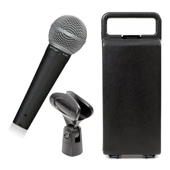 Microfono Dinámico Vocal Caridioide Con Switch Behringer Sl 85s Negro 1