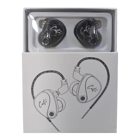 Audífono Negro CASTOR bass KZ 2