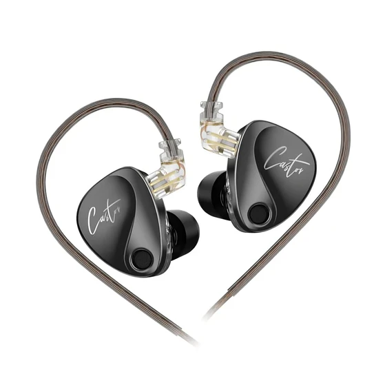 Audífono Negro CASTOR bass KZ 1