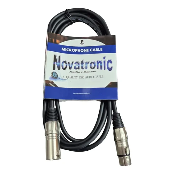 CABLE DE MICROFONO NOVATRONIC 6MT JMC03 1