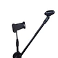 Pedestal De Micrófono con Porta Celular - Miniatura 2