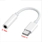 Adaptador Audio Usb Tipo C A 3.5mm Blanco - Miniatura 2
