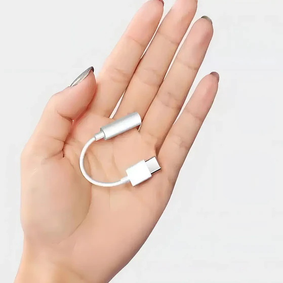 Adaptador Audio Usb Tipo C A 3.5mm Blanco 3