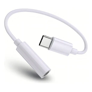 Adaptador Audio Usb Tipo C A 3.5mm Blanco