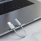 Adaptador Audio Usb Tipo C A 3.5mm Blanco - Miniatura 4