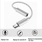 Adaptador Audio Usb Tipo C A 3.5mm Blanco - Miniatura 5