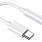 Adaptador Audio Usb Tipo C A 3.5mm Blanco - Miniatura 7