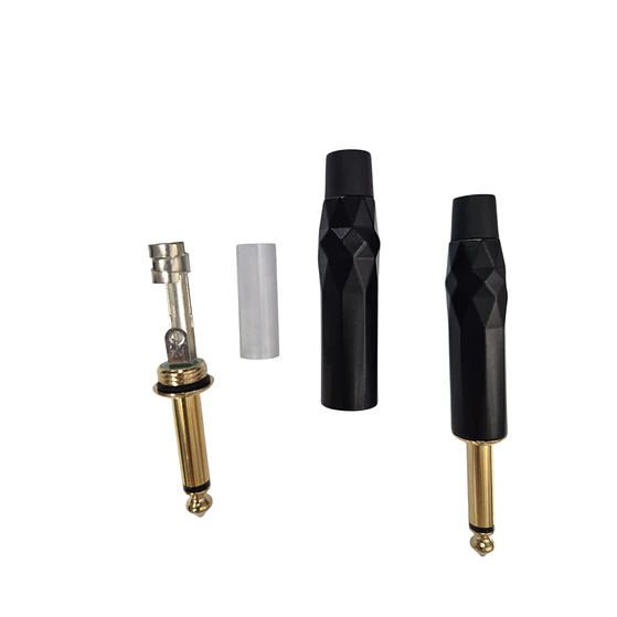 PACK DE 10 CONECTORES PLUG TS GOLDEN 6 3mm NOVATRONIC 3