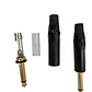 PACK DE 10 CONECTORES PLUG TS GOLDEN 6 3mm NOVATRONIC - Miniatura 3