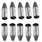 PACK DE 10 CONECTORES XLR CANON MACHO XY02 VOLANTE NOVATRONIC - Miniatura 1