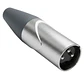 PACK DE 10 CONECTORES XLR CANON MACHO XY02 VOLANTE NOVATRONIC - Miniatura 2