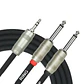 CABLE PATCH 3.5mm TRS PLUG- 2X 1/4 MONO PLUG. 3MTS - Miniatura 2