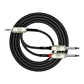 CABLE PATCH 3.5mm TRS PLUG- 2X 1/4 MONO PLUG. 3MTS - Miniatura 3