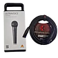 Pack Microfono ULTRAVOICE XM8500 Behringer Cable MPC 270PB BK 6mt kirlin - Miniatura 2