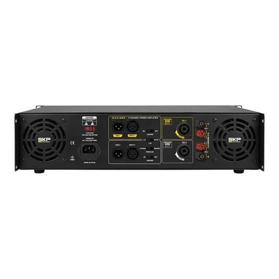 AMPLIFICADOR DE POTENCIA SKP MAX 650 3