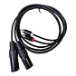 Cable de Audio de 2 XLR macho a 2 RCA macho - Miniatura 3