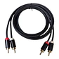 Cable de Audio Rca a Rca 1.5mt - Miniatura 1
