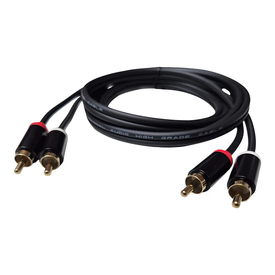 Cable de Audio Rca a Rca 1.5mt 3