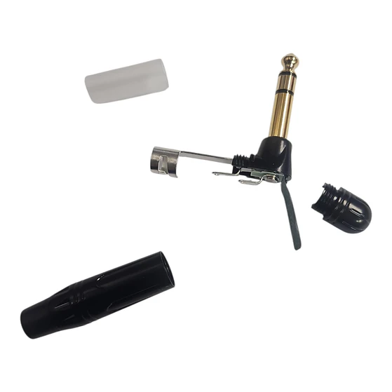 Pack de 5 Conectores Plug Stereo de 6.3 mm en L  3