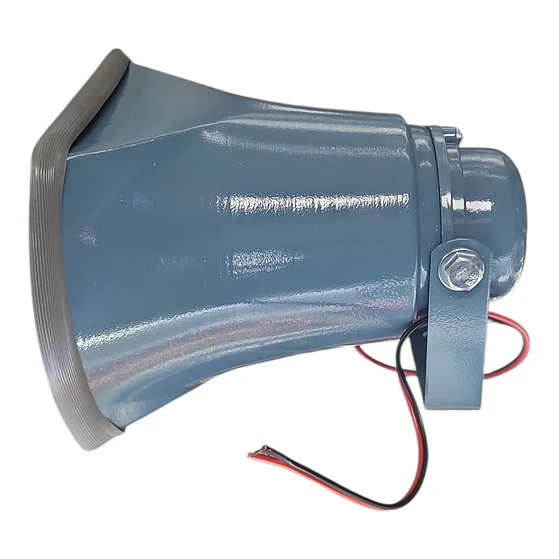 Bocina altavoz 25W metalica 6