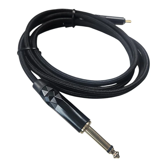 cable de audio plug mono 6,3 a conector tipo C 2