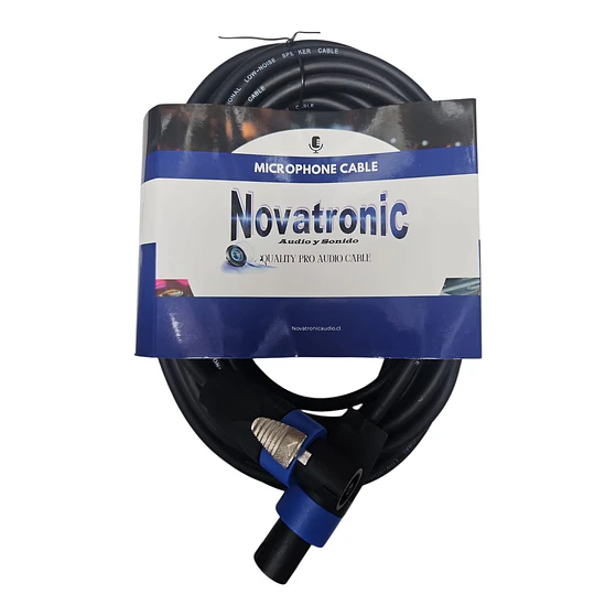 Cable Speakon 10 Mtrs. novatronic 1