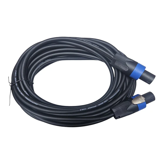 Cable Speakon 10 Mtrs. novatronic 4