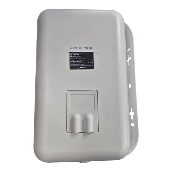 PAR de Parlantes Ambiental DOME MOD. F05 COLOR Blanco 4