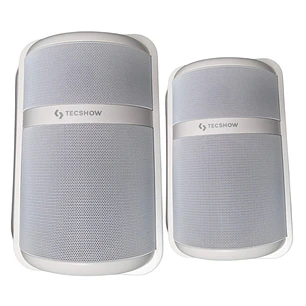 PAR de Parlantes Ambiental DOME MOD. F05 COLOR Blanco