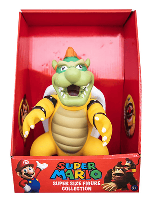 Figura Muñeco Bowser Grande - Super Mario 22cm 