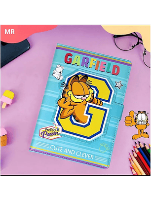 AGENDA IMANTADA KAWAII Garfielfd Turquesa